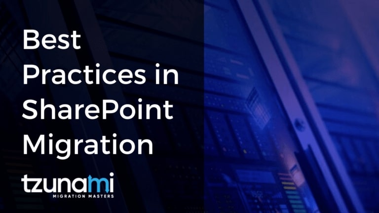 Best Practices in SharePoint Migration